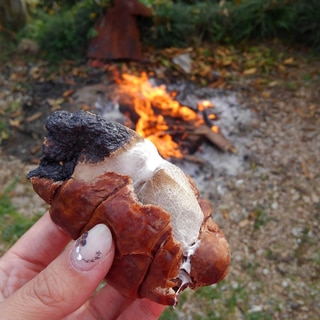 焼きマシュマロ！ロールパンスモア